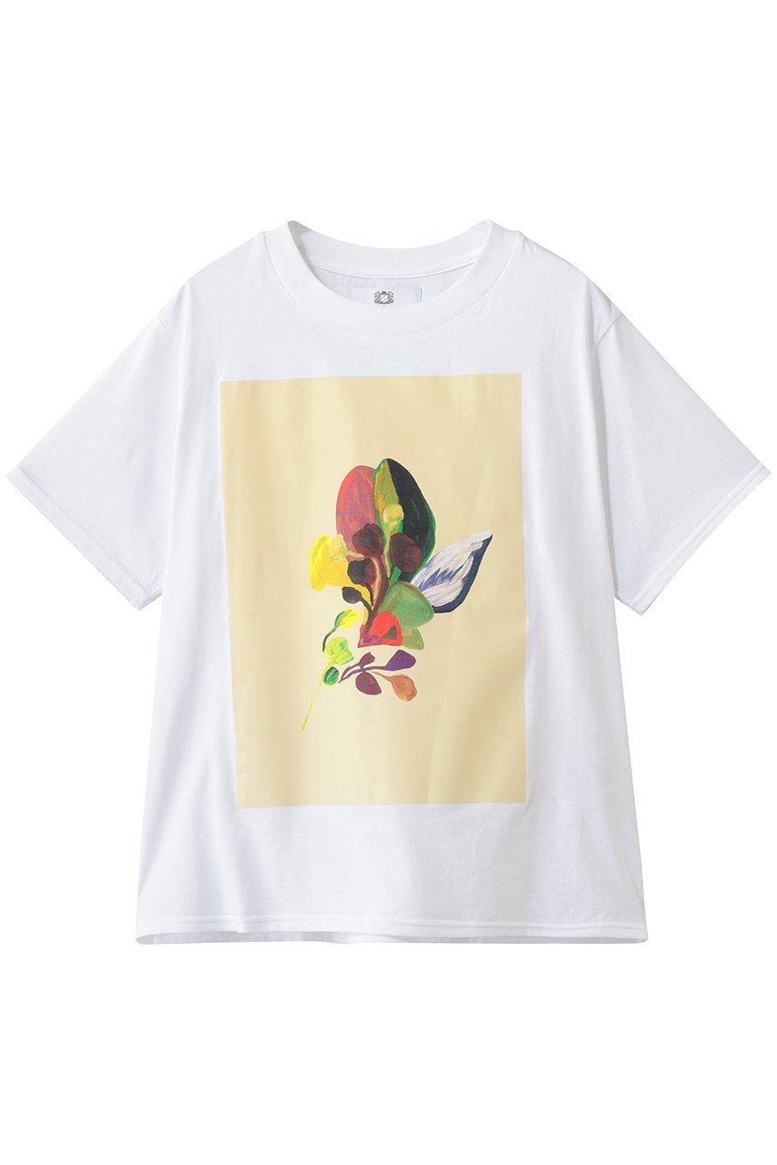 【その他のブランド/Other】のフラワーリーフグラフィックTシャツ 人気、トレンドファッション・服の通販 founy(ファニー) 　ファッション　Fashion　レディースファッション　Fashion for Women　トップス・カットソー　Cut & Sew Tops　シャツ・ブラウス・オフィスカジュアル　Elegant Blouses & Button-Ups　ロングTシャツ・Tシャツ　Longline T-Shirts & Tees　カットソー・ベーシックTシャツ　Cut-and-Sewn Tops / Stretch Tees & Basics　なめらか　Smooth, Silky Texture　グラフィック　Graphic, Graphic Design　ショート　Short, Short Length　スリーブ　Sleeve, Long Sleeve / Short Sleeve　ハーフ　Half, Half-Length　フラワー　Flower, Floral　プリント　Print, Printed Pattern　モチーフ　Motif, Design Theme　リーフ　Leaf, Botanical Leaf　夏　Summer　新作・新入荷　New Arrivals / New In　春　Spring　S/S・春夏　SS, Spring/Summer, Warm Season　 other-1|ID: prp329100004909501 ipo3291000000036776870