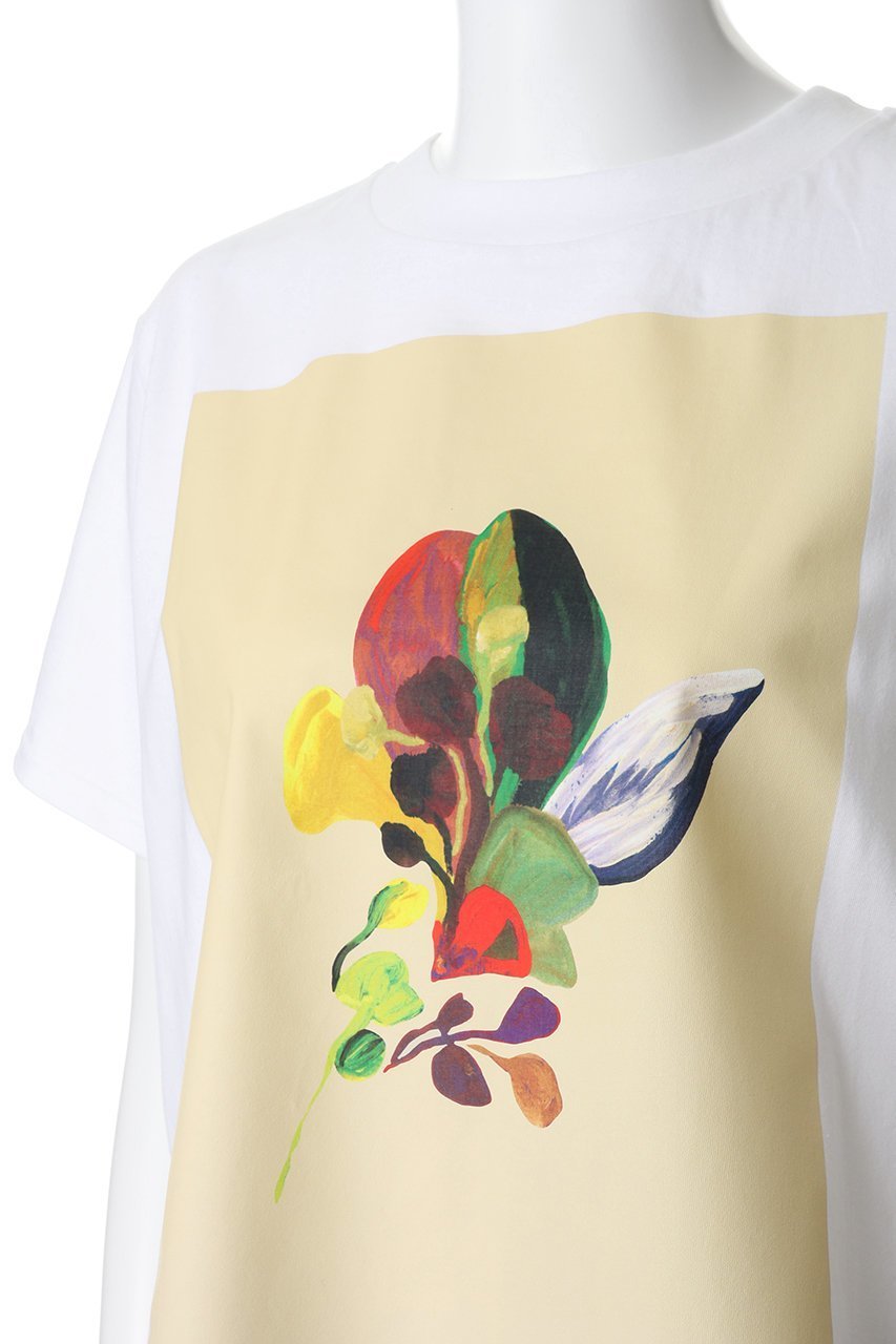 【その他のブランド/Other】のフラワーリーフグラフィックTシャツ 人気、トレンドファッション・服の通販 founy(ファニー) 　ファッション　Fashion　レディースファッション　Fashion for Women　トップス・カットソー　Cut & Sew Tops　シャツ・ブラウス・オフィスカジュアル　Elegant Blouses & Button-Ups　ロングTシャツ・Tシャツ　Longline T-Shirts & Tees　カットソー・ベーシックTシャツ　Cut-and-Sewn Tops / Stretch Tees & Basics　なめらか　Smooth, Silky Texture　グラフィック　Graphic, Graphic Design　ショート　Short, Short Length　スリーブ　Sleeve, Long Sleeve / Short Sleeve　ハーフ　Half, Half-Length　フラワー　Flower, Floral　プリント　Print, Printed Pattern　モチーフ　Motif, Design Theme　リーフ　Leaf, Botanical Leaf　夏　Summer　新作・新入荷　New Arrivals / New In　春　Spring　S/S・春夏　SS, Spring/Summer, Warm Season　other-5|ID: prp329100004909501 ipo3291000000036776876