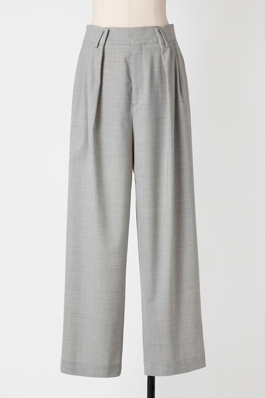 【オーヴィル/EAUVIRE】のワイドテーパードパンツ インテリア・キッズ・メンズ・レディースファッション・服の通販 founy(ファニー) 　ファッション　Fashion　レディースファッション　Fashion for Women　パンツ　Pants & Trousers　マニッシュ　Mannish, Boyish　日本製　Made In Japan　軽量　Lightweight, Ultra Light　ライトグレー|ID: prp329100004909503 ipo3291000000036776939