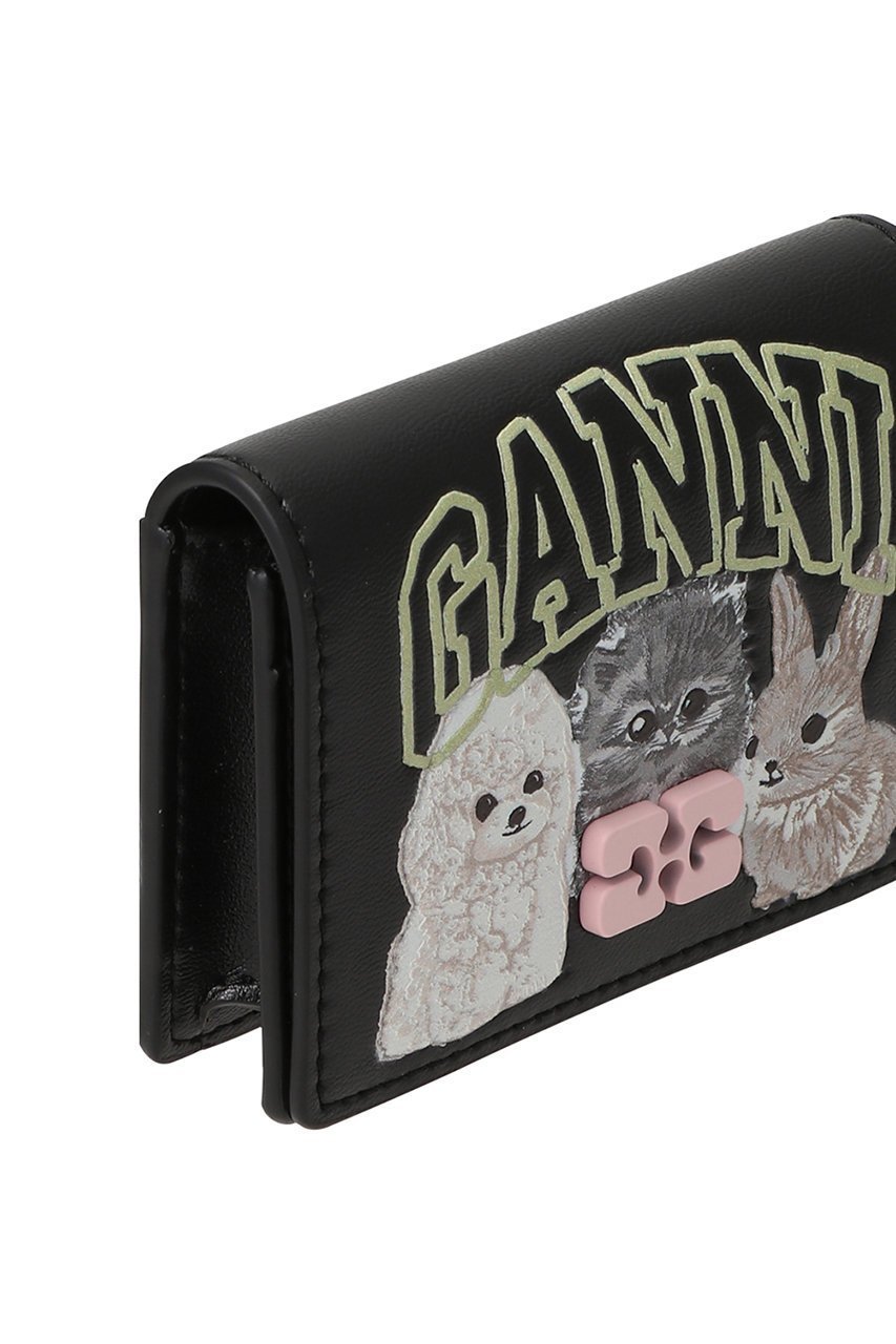 【ガニー/GANNI】のGanni Bou カード ホルダー with フラップ 人気、トレンドファッション・服の通販 founy(ファニー) 　ファッション　Fashion　レディースファッション　Fashion for Women　ミニ財布・二つ折り財布　Wallets & Card Cases　カードケース/名刺入れ　Card Holders & Business Cases　バッグ　Bags　なめらか　Smooth, Silky Texture　コンパクト　Compact, Small Size　チャーム　Charm, Pendant　トレンド　Trend, Trending Now　ファブリック　Fabric, Textile　フラップ　Flap, Flap Pocket　ポケット　Pocket, Pocket Detail　リュクス　Luxury, Elegant, High-End, Chic　エレガント 上品　Elegant　財布　Wallet, Purse　other-4|ID: prp329100004909510 ipo3291000000036777101