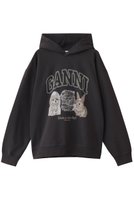 【ガニー/GANNI】のIsoli オーバーサイズ アニマル クロップ フーディー 人気、トレンドファッション・服の通販 founy(ファニー) ファッション Fashion レディースファッション Fashion for Women トップス・カットソー Cut & Sew Tops シャツ・ブラウス・オフィスカジュアル Elegant Blouses & Button-Ups レディースパーカー・カジュアルフーディー Casual Hoodies & Sweatshirts ロングTシャツ・Tシャツ Longline T-Shirts & Tees スウェット・クルーネックトップス Sweatshirts & Crewnecks / Relaxed Fit Sweat Tops カットソー・ベーシックTシャツ Cut-and-Sewn Tops / Stretch Tees & Basics おすすめ Recommended / Our Picks アニマル Animal Print スラックス Slacks, Dress Pants デニム Denim, Jeans Material ボトム Bottoms, Lower Wear |ID:prp329100004909511