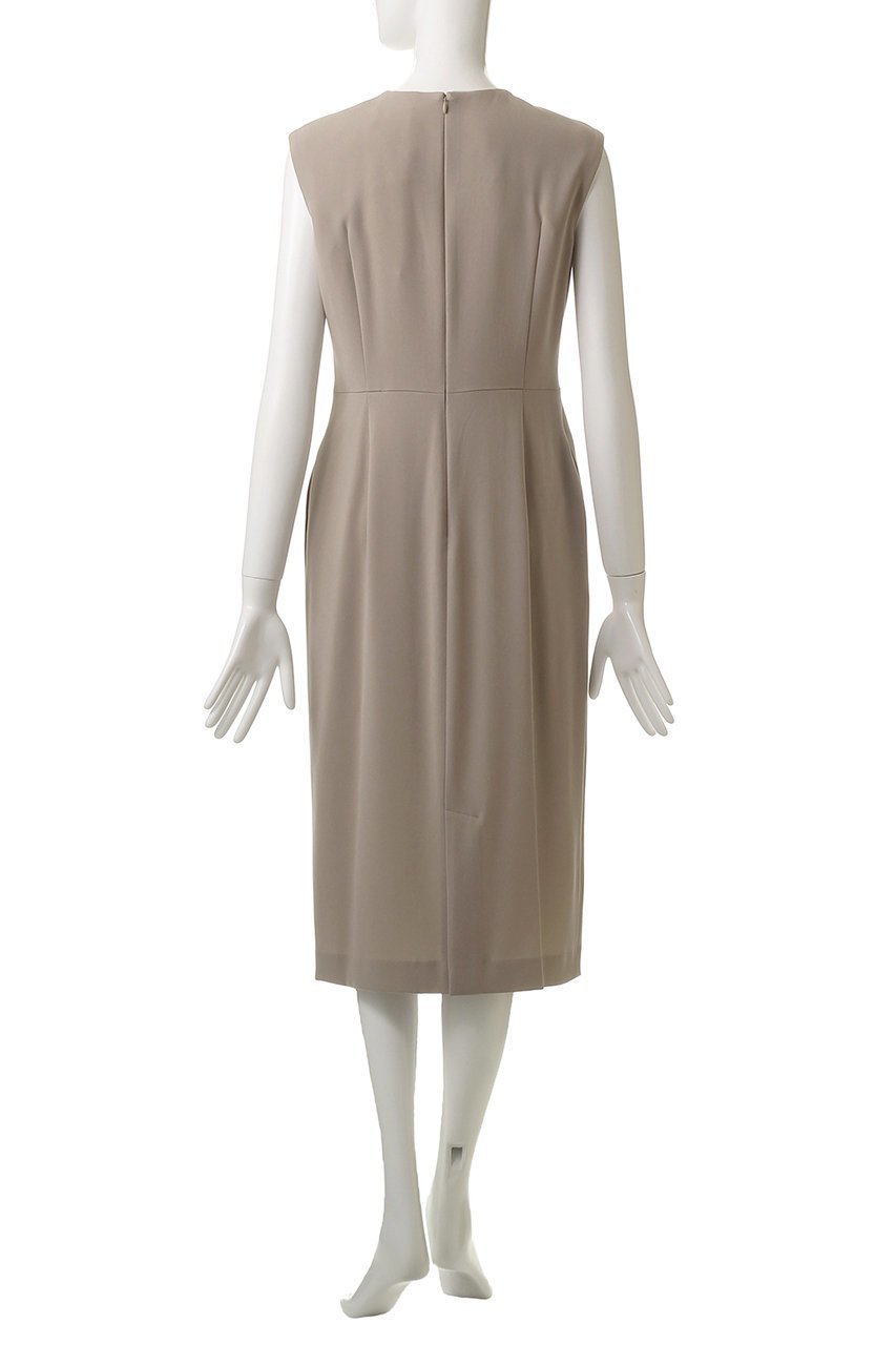 【ベイジ,/BEIGE,】のCINDY(シンディ)/クルーネックノースリーブワンピース 人気、トレンドファッション・服の通販 founy(ファニー) 　ファッション　Fashion　レディースファッション　Fashion for Women　ワンピース　Dresses　チュニック　Tunic Tops & Dresses　オケージョン　Occasion Wear　ジャケット　Jacket, Outerwear　センター　Center, Center Line　チュニック　Tunic, Long Top　パイピング　Piping, Trim Design　ファブリック　Fabric, Textile　ロング　Long, Long-Length　エレガント 上品　Elegant　other-4|ID: prp329100004909519 ipo3291000000036777221