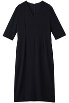 【ベイジ,/BEIGE,】のCINDY(シンディ)/Vネックハーフスリーブワンピース Navy x Black|ID: prp329100004909520 ipo3291000000036777229