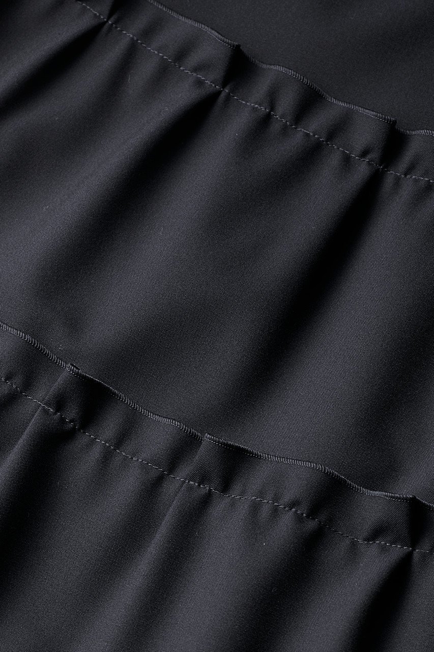 【デイジーリン/DAISY LIN】のDress “Millefeuille V Slim” 人気、トレンドファッション・服の通販 founy(ファニー) 　ファッション　Fashion　レディースファッション　Fashion for Women　ワンピース　Dresses　フォーマル・パーティードレス・結婚式用ドレス　Elegant & Casual Dresses　チュニック　Tunic Tops & Dresses　ウォッシャブル　Machine Washable　チュニック　Tunic, Long Top　フェミニン　Feminine, Girly　フリル　Frill, Ruffle　other-3|ID: prp329100004909523 ipo3291000000036777306