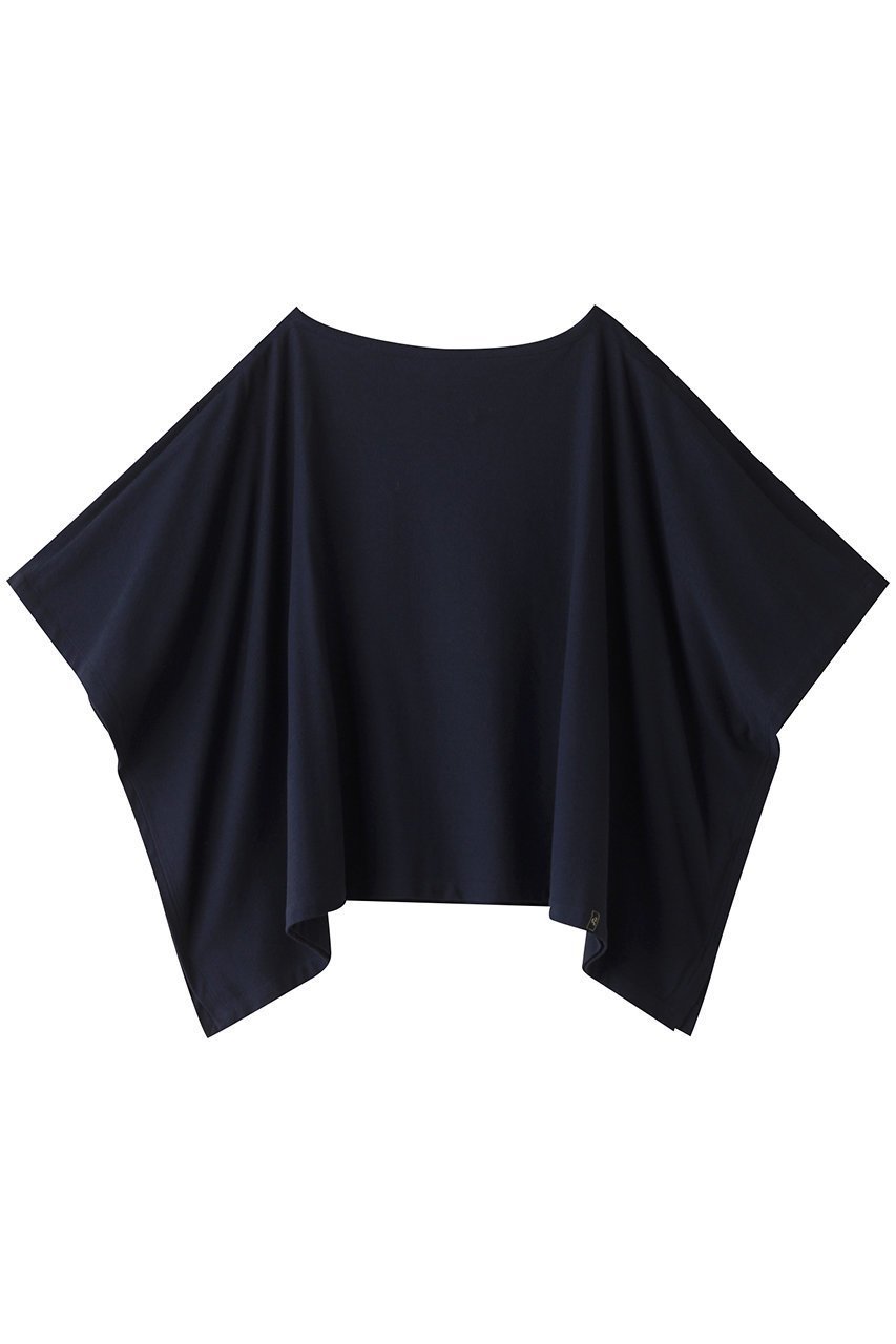 【フートーキョー/Foo Tokyo】のRoyal Organic Cotton Poncho インテリア・キッズ・メンズ・レディースファッション・服の通販 founy(ファニー) 　ファッション　Fashion　レディースファッション　Fashion for Women　トップス・カットソー　Cut & Sew Tops　おすすめ　Recommended / Our Picks　セットアップ　Set-Up, Coordinated Outfit　ドレープ　Drape, Draping Fabric　パジャマ　Pajamas, Sleepwear　ビッグ　Big, Oversized　ポンチョ　Poncho, Cape Style　リラックス　Relax, Relaxed Fit　エレガント 上品　Elegant　ネイビー|ID: prp329100004909534 ipo3291000000036777435
