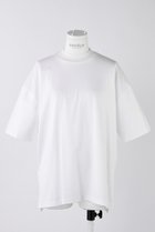 【エンフォルド/ENFOLD】のライトシルケット天竺 ハイネックシャツスリーブ Tシャツ 人気、トレンドファッション・服の通販 founy(ファニー) ファッション Fashion レディースファッション Fashion for Women トップス・カットソー Cut & Sew Tops シャツ・ブラウス・オフィスカジュアル Elegant Blouses & Button-Ups ロングTシャツ・Tシャツ Longline T-Shirts & Tees カットソー・ベーシックTシャツ Cut-and-Sewn Tops / Stretch Tees & Basics エレガント 上品 Elegant ショート Short, Short Length シルケット Silket, Silky Cotton シンプル Simple, Minimal スリーブ Sleeve, Long Sleeve / Short Sleeve ハイネック High Neck, Mock Neck ルーズ Loose, Oversized thumbnail ホワイト|ID: prp329100004909548 ipo3291000000036777551