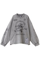 【メゾンスペシャル/MAISON SPECIAL】の【UNISEX】HYPNOSE加工スウェットクルー 肩ステッチ L.GRY(ライトグレー)|ID: prp329100004909551 ipo3291000000036777573