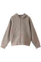 【スリー ドッツ/three dots】のスリークテリー zipupフーディ グレーベージュ|ID: prp329100004909569 ipo3291000000036777747