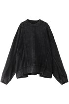 【メゾンスペシャル/MAISON SPECIAL】の【UNISEX】立体裁断ケミカルオーバーダイインサイドアウトスウェットPO 人気、トレンドファッション・服の通販 founy(ファニー) ファッション Fashion レディースファッション Fashion for Women トップス・カットソー Cut & Sew Tops シャツ・ブラウス・オフィスカジュアル Elegant Blouses & Button-Ups レディースパーカー・カジュアルフーディー Casual Hoodies & Sweatshirts ロングTシャツ・Tシャツ Longline T-Shirts & Tees スウェット・クルーネックトップス Sweatshirts & Crewnecks / Relaxed Fit Sweat Tops カットソー・ベーシックTシャツ Cut-and-Sewn Tops / Stretch Tees & Basics ユニセックス Unisex, Genderless ケミカル Chemical, Chemical Wash スリーブ Sleeve, Long Sleeve / Short Sleeve ロング Long, Long-Length thumbnail BLK(ブラック)|ID: prp329100004909571 ipo3291000000036777769