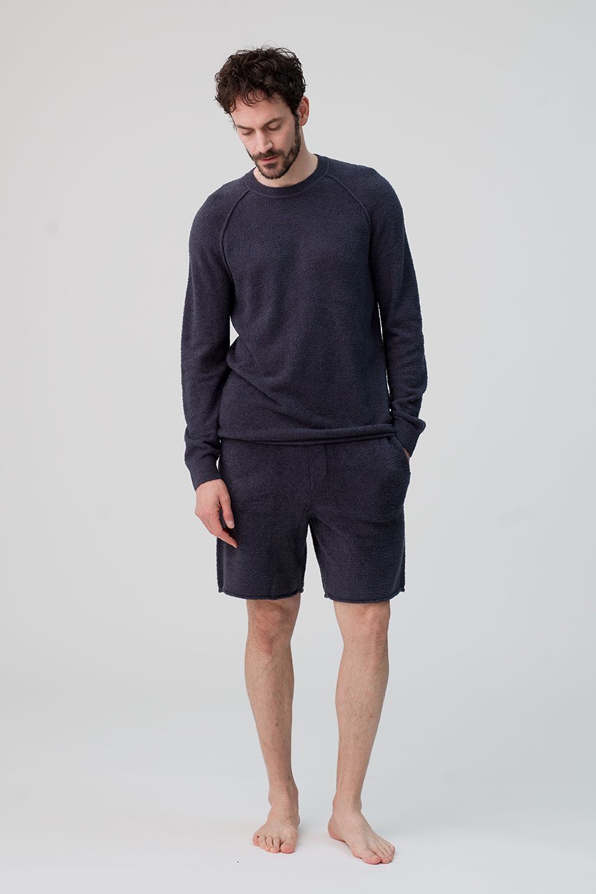 【ベアフット ドリームズ/BAREFOOT DREAMS / MEN】の【MEN】コージーシックライト ロールエッジ ラグランプルオーバー 人気、トレンドファッション・服の通販 founy(ファニー) 　ファッション　Fashion　メンズファッション　Fashion for Men　トップス・カットソー　Cut & Sew Tops　メンズシャツ　Shirts　おすすめ　Recommended / Our Picks　ショーツ　Shorts, Short Pants　シンプル　Simple, Minimal　スリーブ　Sleeve, Long Sleeve / Short Sleeve　ベーシック　Basic, Essential　ロング　Long, Long-Length　冬　Winter / This Winter　夏　Summer　other-7|ID: prp329100004909586 ipo3291000000036777952