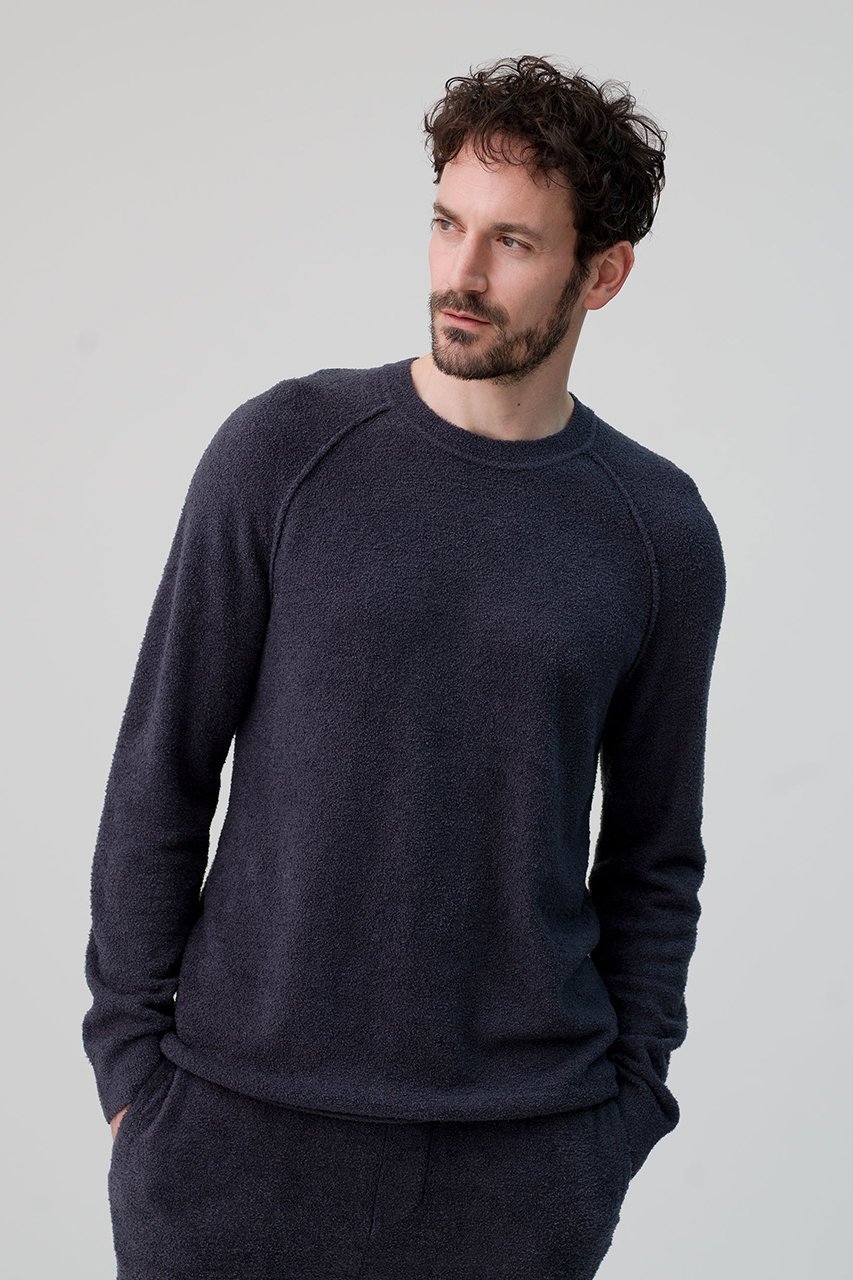 【ベアフット ドリームズ/BAREFOOT DREAMS / MEN】の【MEN】コージーシックライト ロールエッジ ラグランプルオーバー 人気、トレンドファッション・服の通販 founy(ファニー) 　ファッション　Fashion　メンズファッション　Fashion for Men　トップス・カットソー　Cut & Sew Tops　メンズシャツ　Shirts　おすすめ　Recommended / Our Picks　ショーツ　Shorts, Short Pants　シンプル　Simple, Minimal　スリーブ　Sleeve, Long Sleeve / Short Sleeve　ベーシック　Basic, Essential　ロング　Long, Long-Length　冬　Winter / This Winter　夏　Summer　other-8|ID: prp329100004909586 ipo3291000000036777953