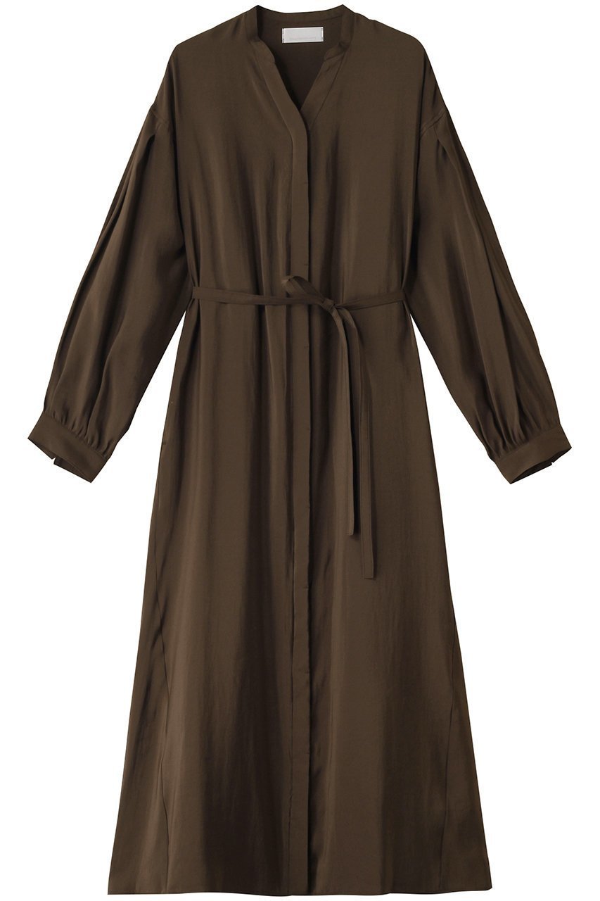 【ガリャルダガランテ/GALLARDAGALANTE】のボリュームスリーブワンピース インテリア・キッズ・メンズ・レディースファッション・服の通販 founy(ファニー) ファッション Fashion レディースファッション Fashion for Women ワンピース Dresses チュニック Tunic Tops & Dresses シアー Sheer, See-Through チュニック Tunic, Long Top マキシ Maxi, Full Length ロング Long, Long-Length ブラウン|ID: prp329100004909607 ipo3291000000036778248