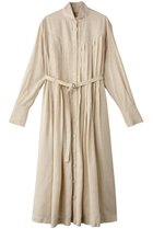 【オブリオ/AUBRIOT】のビスコースシルクネップ シャツドレス 人気、トレンドファッション・服の通販 founy(ファニー) ファッション Fashion レディースファッション Fashion for Women ワンピース Dresses フォーマル・パーティードレス・結婚式用ドレス Elegant & Casual Dresses チュニック Tunic Tops & Dresses クラシック Classic, Timeless Style シルク Silk, 100% Silk チュニック Tunic, Long Top ドレス Dress, One-Piece ネップ Nepp, Slub Yarn フレア Flare, Flared ロング Long, Long-Length エレガント 上品 Elegant thumbnail ライトベージュ|ID: prp329100004909625 ipo3291000000036778408