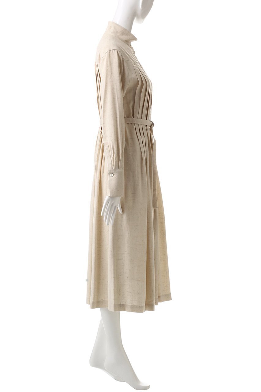 【オブリオ/AUBRIOT】のビスコースシルクネップ シャツドレス 人気、トレンドファッション・服の通販 founy(ファニー) 　ファッション　Fashion　レディースファッション　Fashion for Women　ワンピース　Dresses　フォーマル・パーティードレス・結婚式用ドレス　Elegant & Casual Dresses　チュニック　Tunic Tops & Dresses　クラシック　Classic, Timeless Style　シルク　Silk, 100% Silk　チュニック　Tunic, Long Top　ドレス　Dress, One-Piece　ネップ　Nepp, Slub Yarn　フレア　Flare, Flared　ロング　Long, Long-Length　エレガント 上品　Elegant　other-3|ID: prp329100004909625 ipo3291000000036778410