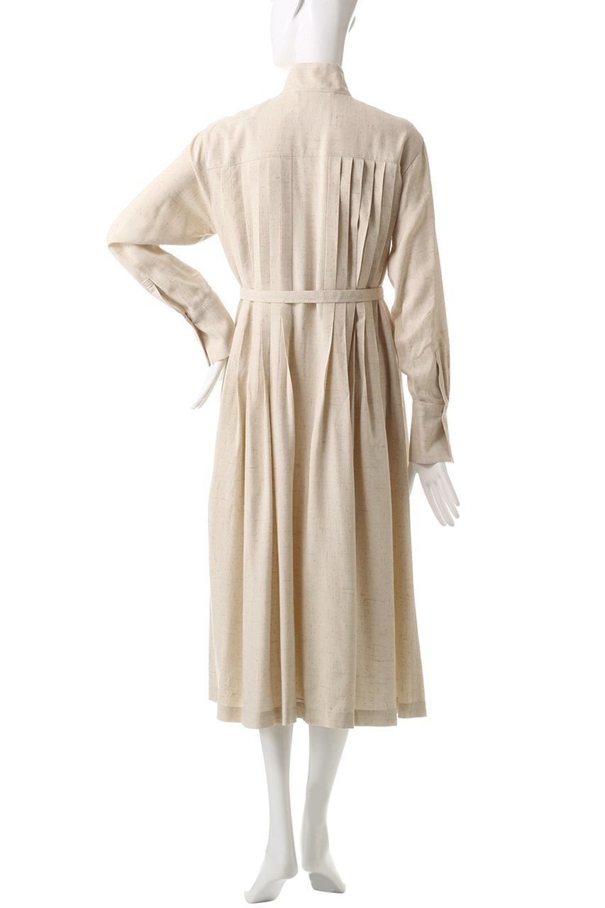 【オブリオ/AUBRIOT】のビスコースシルクネップ シャツドレス 人気、トレンドファッション・服の通販 founy(ファニー) 　ファッション　Fashion　レディースファッション　Fashion for Women　ワンピース　Dresses　フォーマル・パーティードレス・結婚式用ドレス　Elegant & Casual Dresses　チュニック　Tunic Tops & Dresses　クラシック　Classic, Timeless Style　シルク　Silk, 100% Silk　チュニック　Tunic, Long Top　ドレス　Dress, One-Piece　ネップ　Nepp, Slub Yarn　フレア　Flare, Flared　ロング　Long, Long-Length　エレガント 上品　Elegant　other-4|ID: prp329100004909625 ipo3291000000036778411