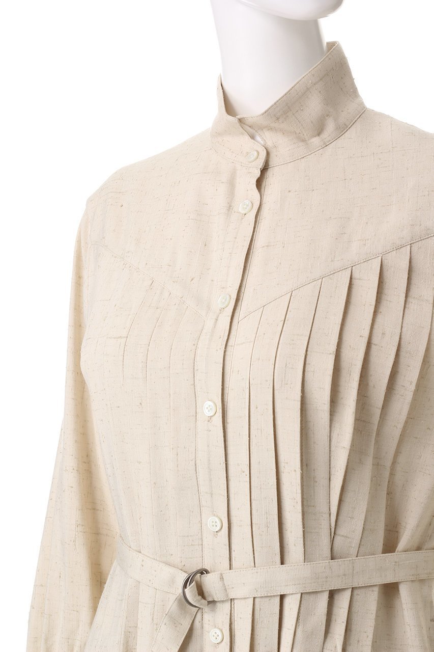 【オブリオ/AUBRIOT】のビスコースシルクネップ シャツドレス 人気、トレンドファッション・服の通販 founy(ファニー) 　ファッション　Fashion　レディースファッション　Fashion for Women　ワンピース　Dresses　フォーマル・パーティードレス・結婚式用ドレス　Elegant & Casual Dresses　チュニック　Tunic Tops & Dresses　クラシック　Classic, Timeless Style　シルク　Silk, 100% Silk　チュニック　Tunic, Long Top　ドレス　Dress, One-Piece　ネップ　Nepp, Slub Yarn　フレア　Flare, Flared　ロング　Long, Long-Length　エレガント 上品　Elegant　other-5|ID: prp329100004909625 ipo3291000000036778412