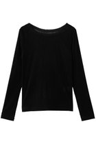 【アルアバイル/allureville】のシアーストライプロンT 人気、トレンドファッション・服の通販 founy(ファニー) ファッション Fashion レディースファッション Fashion for Women トップス・カットソー Cut & Sew Tops シャツ・ブラウス・オフィスカジュアル Elegant Blouses & Button-Ups ロングTシャツ・Tシャツ Longline T-Shirts & Tees カットソー・ベーシックTシャツ Cut-and-Sewn Tops / Stretch Tees & Basics シアー Sheer, See-Through スリーブ Sleeve, Long Sleeve / Short Sleeve ロング Long, Long-Length thumbnail ブラック|ID: prp329100004909655 ipo3291000000036778837