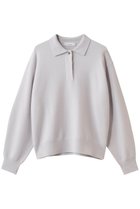 【エブール/ebure】のハイゲージカシミア ポロカラーニットプルオーバー 人気、トレンドファッション・服の通販 founy(ファニー) ファッション Fashion レディースファッション Fashion for Women トップス・カットソー Cut & Sew Tops ニット Knit Tops & Sweaters カジュアルプルオーバー・ニットトップス Pullovers & Knit Tops / Casual Pullovers シンプル Simple, Minimal ストレッチ Stretch, Stretchy Fabric フォルム Silhouette, Form thumbnail ライトグレー|ID: prp329100004909665 ipo3291000000036778943