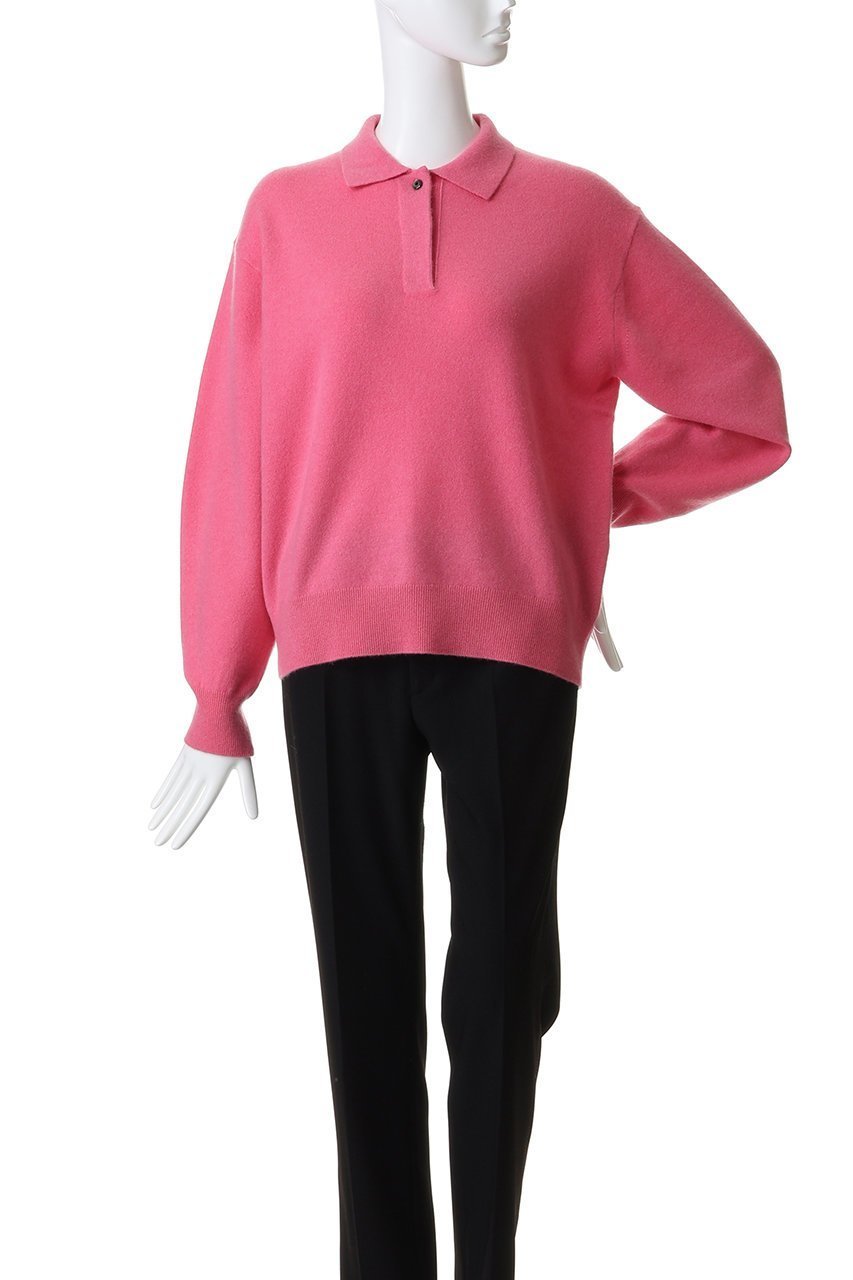 【エブール/ebure】のハイゲージカシミア ポロカラーニットプルオーバー 人気、トレンドファッション・服の通販 founy(ファニー) ファッション Fashion レディースファッション Fashion for Women トップス・カットソー Cut & Sew Tops ニット Knit Tops & Sweaters カジュアルプルオーバー・ニットトップス Pullovers & Knit Tops / Casual Pullovers シンプル Simple, Minimal ストレッチ Stretch, Stretchy Fabric フォルム Silhouette, Form other-2|ID: prp329100004909665 ipo3291000000036814480