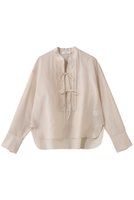 【エブール/ebure】のライトウールシルク バンドカラーブラウス 人気、トレンドファッション・服の通販 founy(ファニー) ファッション Fashion レディースファッション Fashion for Women トップス・カットソー Cut & Sew Tops シャツ・ブラウス・オフィスカジュアル Elegant Blouses & Button-Ups おすすめ Recommended / Our Picks インナー Innerwear シルク Silk, 100% Silk シルケット Silket, Silky Cotton ジャケット Jacket, Outerwear スリーブ Sleeve, Long Sleeve / Short Sleeve タートル Turtleneck, Turtle Collar ダブル Double, Double-Breasted フロント Front, Front Design リボン Ribbon, Bow ロング Long, Long-Length |ID:prp329100004909667
