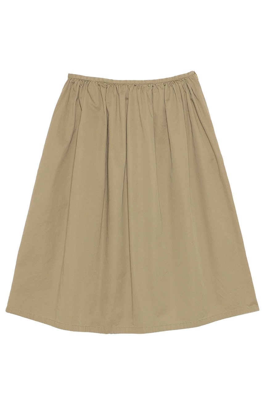 【マディソンブルー/MADISONBLUE】のGATHER SKIRT C/LI ギャザースカート インテリア・キッズ・メンズ・レディースファッション・服の通販 founy(ファニー) 　ファッション　Fashion　レディースファッション　Fashion for Women　スカート　Skirts　アシンメトリー　Asymmetrical Style　ギャザー　Gathered, Ruffled　サイドジップ　Side Zip, Side Zipper　ボトム　Bottoms, Lower Wear　ポケット　Pocket, Pocket Detail　ヴィンテージ　Vintage Style　エレガント 上品　Elegant　ベージュ|ID: prp329100004909676 ipo3291000000036779065