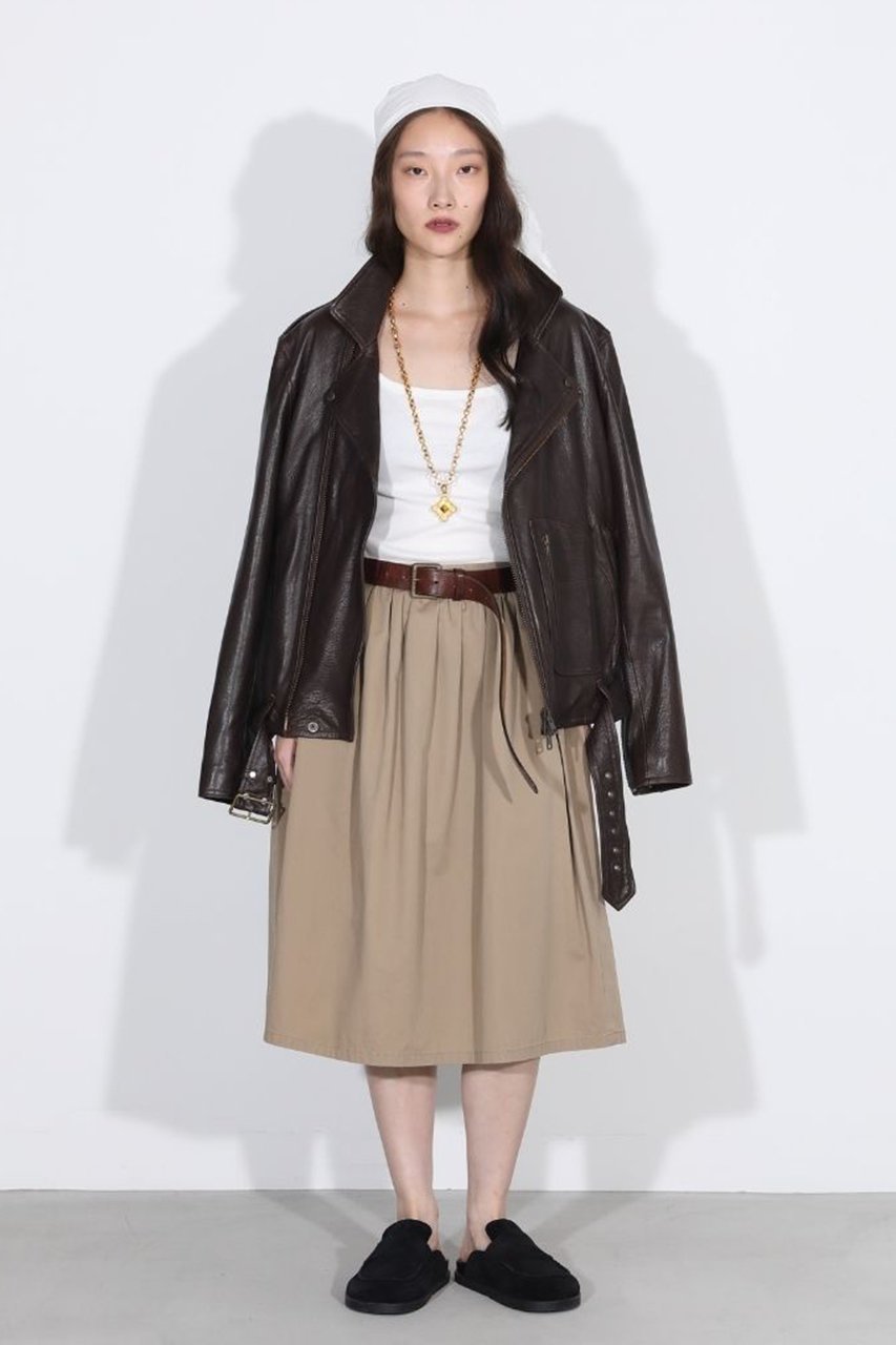 【マディソンブルー/MADISONBLUE】のGATHER SKIRT C/LI ギャザースカート 人気、トレンドファッション・服の通販 founy(ファニー) 　ファッション　Fashion　レディースファッション　Fashion for Women　スカート　Skirts　アシンメトリー　Asymmetrical Style　ギャザー　Gathered, Ruffled　サイドジップ　Side Zip, Side Zipper　ボトム　Bottoms, Lower Wear　ポケット　Pocket, Pocket Detail　ヴィンテージ　Vintage Style　エレガント 上品　Elegant　other-6|ID: prp329100004909676 ipo3291000000036779070