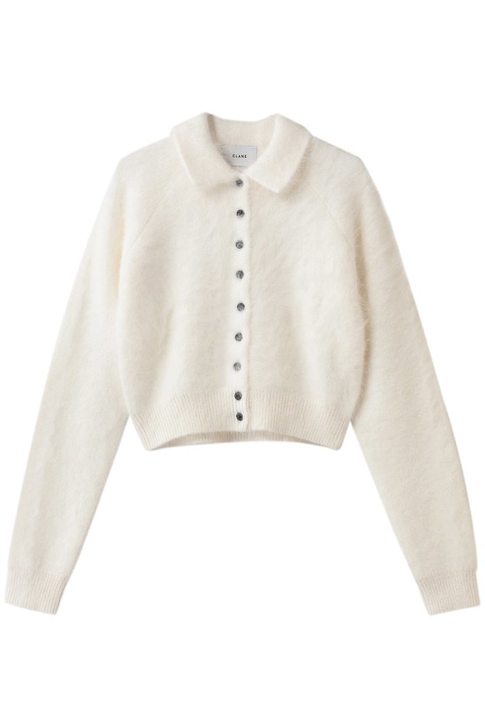 【クラネ/CLANE】のANGORA SHORT KNIT CARDIGAN インテリア・キッズ・メンズ・レディースファッション・服の通販 founy(ファウニー) https://founy.com/ ファッション Fashion レディースファッション Fashion for Women トップス・カットソー Cut & Sew Tops ニット Knit Tops & Sweaters カーディガン・羽織り Layered Style Cardigans アンゴラ Angora Knitwear カーディガン Cardigan, Knitwear コンパクト Compact, Small Size ショート Short, Short Length トレンド Trend, Trending Now バランス Balance, Style Balance マキシ Maxi, Full Length ワイド Wide, Wide Fit エレガント 上品 Elegant 人気 Popular, Best Seller |ID: prp329100004909700 ipo3291000000036779285
