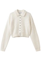 【クラネ/CLANE】のANGORA SHORT KNIT CARDIGAN IVORY|ID: prp329100004909700 ipo3291000000036779286