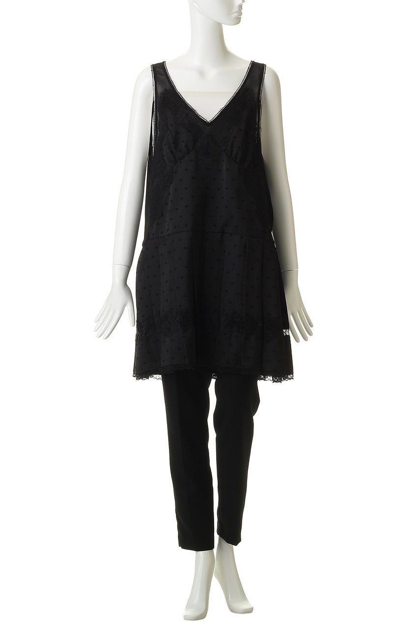 【プランク プロジェクト/PRANK PROJECT】のプリテッドチュニックドレス 人気、トレンドファッション・服の通販 founy(ファニー) 　ファッション　Fashion　レディースファッション　Fashion for Women　ワンピース　Dresses　フォーマル・パーティードレス・結婚式用ドレス　Elegant & Casual Dresses　チュニック　Tunic Tops & Dresses　おすすめ　Recommended / Our Picks　ガーリー　Girly, Feminine Style　シフォン　Chiffon, Lightweight Fabric　ジョーゼット　Georgette, Semi-Sheer Fabric　セットアップ　Set-Up, Coordinated Outfit　タンク　Tank Top, Sleeveless Top　チュニック　Tunic, Long Top　プリーツ　Pleats, Pleated　レース　Lace, Lace Fabric　ロング　Long, Long-Length　other-2|ID: prp329100004909701 ipo3291000000036779316