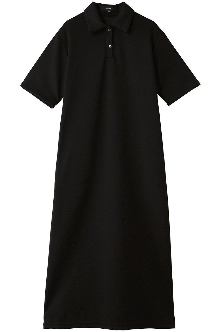 【フローレント/FLORENT】のAIRY KANOKO FACE シャツワンピース インテリア・キッズ・メンズ・レディースファッション・服の通販 founy(ファニー) 　ファッション　Fashion　レディースファッション　Fashion for Women　ワンピース　Dresses　シャツワンピース / 1枚で着映えコーデ　Shirt Dresses　チュニック　Tunic Tops & Dresses　オケージョン　Occasion Wear　チュニック　Tunic, Long Top　フォルム　Silhouette, Form　ロング　Long, Long-Length　新作・新入荷　New Arrivals / New In　鹿の子　Piqué, Kanoko Fabric　ブラック|ID: prp329100004909722 ipo3291000000036779565