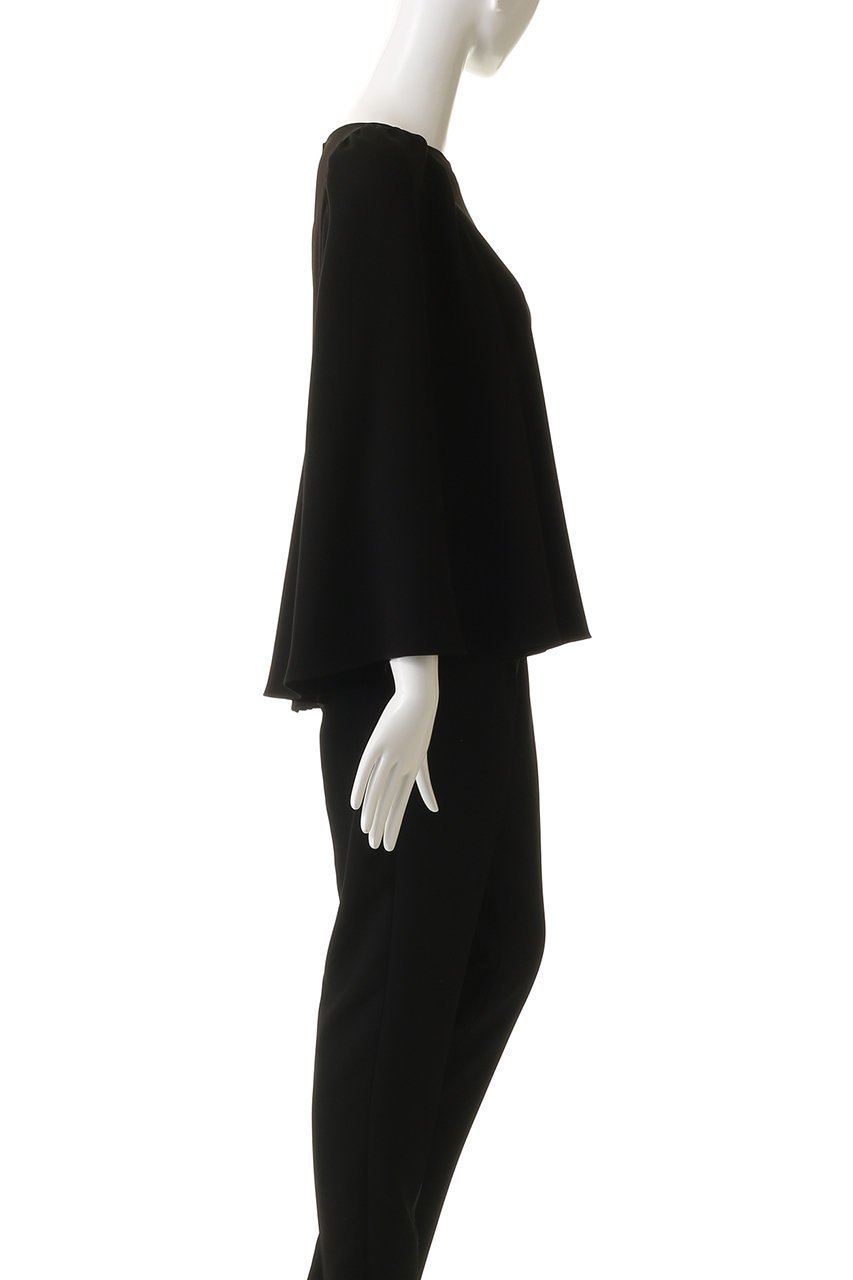 【エムフィル/M Fil】のトリアセ ギャザー ケープブラウス 人気、トレンドファッション・服の通販 founy(ファニー) 　ファッション　Fashion　レディースファッション　Fashion for Women　トップス・カットソー　Cut & Sew Tops　シャツ・ブラウス・オフィスカジュアル　Elegant Blouses & Button-Ups　オケージョン　Occasion Wear　ギャザー　Gathered, Ruffled　スリーブ　Sleeve, Long Sleeve / Short Sleeve　パーティ　Party, Party Style　ロング　Long, Long-Length　エレガント 上品　Elegant　今季　This Season, Current Season　定番　Standard, Basic Item　other-3|ID: prp329100004909736 ipo3291000000036779721