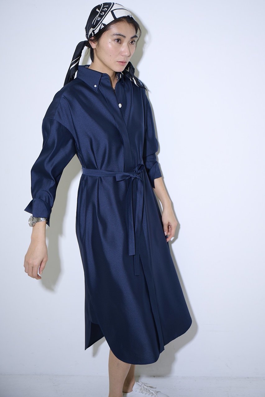 【エムフィル/M Fil】のシルクエアー シャツワンピース 人気、トレンドファッション・服の通販 founy(ファニー) 　ファッション　Fashion　レディースファッション　Fashion for Women　ワンピース　Dresses　シャツワンピース / 1枚で着映えコーデ　Shirt Dresses　チュニック　Tunic Tops & Dresses　ショルダー　Shoulder, Shoulder Strap　シルク　Silk, 100% Silk　チュニック　Tunic, Long Top　ツイル　Twist, Twisted Detail　パターン　Pattern, Design Print　フォルム　Silhouette, Form　エレガント 上品　Elegant　other-8|ID: prp329100004909740 ipo3291000000036790851