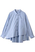 【ランバン オン ブルー/LANVIN en Bleu】のTHOMAS MASONフレアシャツ サックス|ID: prp329100004909749 ipo3291000000036779854