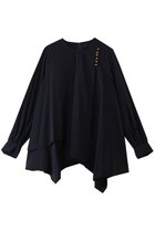 【ランバン オン ブルー/LANVIN en Bleu】のトリアセローンフレアブラウス ネイビー|ID: prp329100004909750 ipo3291000000036779861