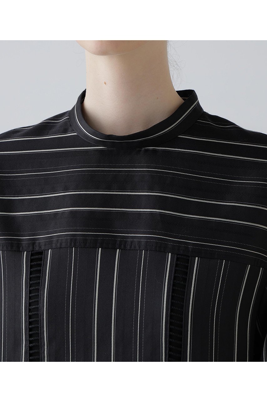 【アドーア/ADORE】のマルチストライプジャガードワンピース 人気、トレンドファッション・服の通販 founy(ファニー) 　ファッション　Fashion　レディースファッション　Fashion for Women　ワンピース　Dresses　チュニック　Tunic Tops & Dresses　ジャカード／ジャガード　Jacquard, Woven Pattern　ストライプ　Stripe, Striped Pattern　チュニック　Tunic, Long Top　ボーダー　Border, Stripe　レース　Lace, Lace Fabric　ロング　Long, Long-Length　エレガント 上品　Elegant　other-6|ID: prp329100004909760 ipo3291000000036779962