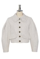 【デイジーリン/DAISY LIN】のWashable Tweed “Cocoon Sleeve Jacket ” ライトグレー|ID: prp329100004909763 ipo3291000000036780007