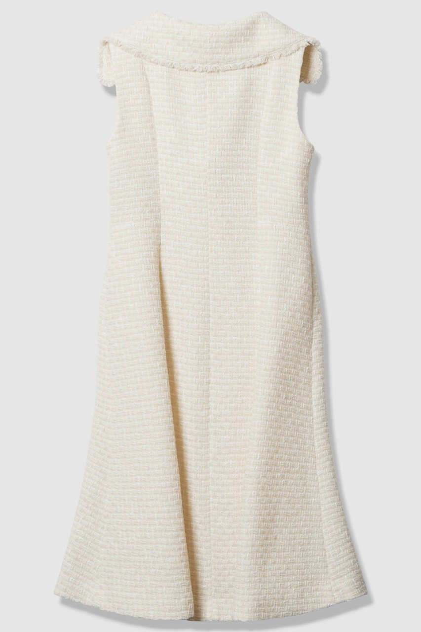 【アナイ/ANAYI】のソフトベージュツイードテーラー ワンピース 人気、トレンドファッション・服の通販 founy(ファニー) 　ファッション　Fashion　レディースファッション　Fashion for Women　ワンピース　Dresses　チュニック　Tunic Tops & Dresses　ダブル　Double, Double-Breasted　チュニック　Tunic, Long Top　ツイード　Twill, Twill Weave　フランス　France, French　ロング　Long, Long-Length　エレガント 上品　Elegant　other-2|ID: prp329100004909781 ipo3291000000036780234