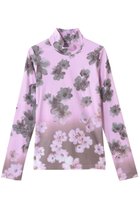 【メゾンスペシャル/MAISON SPECIAL】のGradient Turtle Flower Top/グラデーションタートルフラワートップス 人気、トレンドファッション・服の通販 founy(ファニー) ファッション Fashion レディースファッション Fashion for Women トップス・カットソー Cut & Sew Tops シャツ・ブラウス・オフィスカジュアル Elegant Blouses & Button-Ups ロングTシャツ・Tシャツ Longline T-Shirts & Tees カットソー・ベーシックTシャツ Cut-and-Sewn Tops / Stretch Tees & Basics なめらか Smooth, Silky Texture インナー Innerwear グラデーション Gradient, Ombre ジャケット Jacket, Outerwear スリーブ Sleeve, Long Sleeve / Short Sleeve フィット Fit, Slim Fit ロング Long, Long-Length 冬 Winter / This Winter thumbnail PNK(ピンク)|ID: prp329100004909800 ipo3291000000036780422