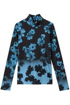 【メゾンスペシャル/MAISON SPECIAL】のGradient Turtle Flower Top/グラデーションタートルフラワートップス 人気、トレンドファッション・服の通販 founy(ファニー) ファッション Fashion レディースファッション Fashion for Women トップス・カットソー Cut & Sew Tops シャツ・ブラウス・オフィスカジュアル Elegant Blouses & Button-Ups ロングTシャツ・Tシャツ Longline T-Shirts & Tees カットソー・ベーシックTシャツ Cut-and-Sewn Tops / Stretch Tees & Basics なめらか Smooth, Silky Texture インナー Innerwear グラデーション Gradient, Ombre ジャケット Jacket, Outerwear スリーブ Sleeve, Long Sleeve / Short Sleeve フィット Fit, Slim Fit ロング Long, Long-Length 冬 Winter / This Winter thumbnail BLK(ブラック)|ID: prp329100004909800 ipo3291000000036780423