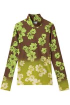 【メゾンスペシャル/MAISON SPECIAL】のGradient Turtle Flower Top/グラデーションタートルフラワートップス 人気、トレンドファッション・服の通販 founy(ファニー) ファッション Fashion レディースファッション Fashion for Women トップス・カットソー Cut & Sew Tops シャツ・ブラウス・オフィスカジュアル Elegant Blouses & Button-Ups ロングTシャツ・Tシャツ Longline T-Shirts & Tees カットソー・ベーシックTシャツ Cut-and-Sewn Tops / Stretch Tees & Basics なめらか Smooth, Silky Texture インナー Innerwear グラデーション Gradient, Ombre ジャケット Jacket, Outerwear スリーブ Sleeve, Long Sleeve / Short Sleeve フィット Fit, Slim Fit ロング Long, Long-Length 冬 Winter / This Winter thumbnail BRN(ブラウン)|ID: prp329100004909800 ipo3291000000036780424