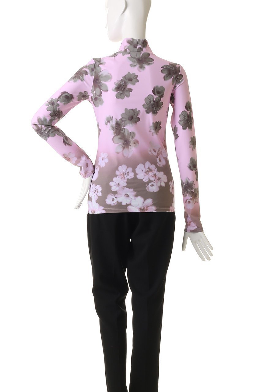 【メゾンスペシャル/MAISON SPECIAL】のGradient Turtle Flower Top/グラデーションタートルフラワートップス 人気、トレンドファッション・服の通販 founy(ファニー) 　ファッション　Fashion　レディースファッション　Fashion for Women　トップス・カットソー　Cut & Sew Tops　シャツ・ブラウス・オフィスカジュアル　Elegant Blouses & Button-Ups　ロングTシャツ・Tシャツ　Longline T-Shirts & Tees　カットソー・ベーシックTシャツ　Cut-and-Sewn Tops / Stretch Tees & Basics　なめらか　Smooth, Silky Texture　インナー　Innerwear　グラデーション　Gradient, Ombre　ジャケット　Jacket, Outerwear　スリーブ　Sleeve, Long Sleeve / Short Sleeve　フィット　Fit, Slim Fit　ロング　Long, Long-Length　冬　Winter / This Winter　other-4|ID: prp329100004909800 ipo3291000000036780427