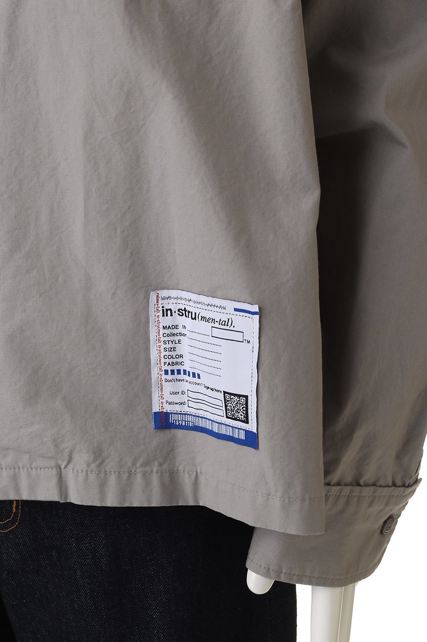 【メゾン ミハラヤスヒロ/Maison MIHARA YASUHIRO / MEN】の【MEN】【in-stru(men-tal).】HIGH DENSITY OX ロングスリーブ シャツ 人気、トレンドファッション・服の通販 founy(ファニー) 　ファッション　Fashion　メンズファッション　Fashion for Men　なめらか　Smooth, Silky Texture　スリーブ　Sleeve, Long Sleeve / Short Sleeve　フォルム　Silhouette, Form　ロング　Long, Long-Length　羽織　Haori, Light Jacket　other-6|ID: prp329100004909801 ipo3291000000036780439