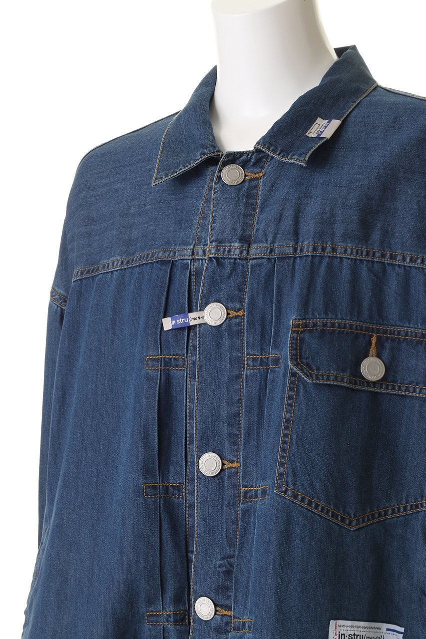 【メゾン ミハラヤスヒロ/Maison MIHARA YASUHIRO / MEN】の【MEN】【in-stru(men-tal).】COTTON TENCEL デニム ジャケット 人気、トレンドファッション・服の通販 founy(ファニー) 　ファッション　Fashion　メンズファッション　Fashion for Men　なめらか　Smooth, Silky Texture　ジャケット　Jacket, Outerwear　デニム　Denim, Jeans Material　ブルゾン　Blouson, Bomber Jacket　other-5|ID: prp329100004909804 ipo3291000000036780460