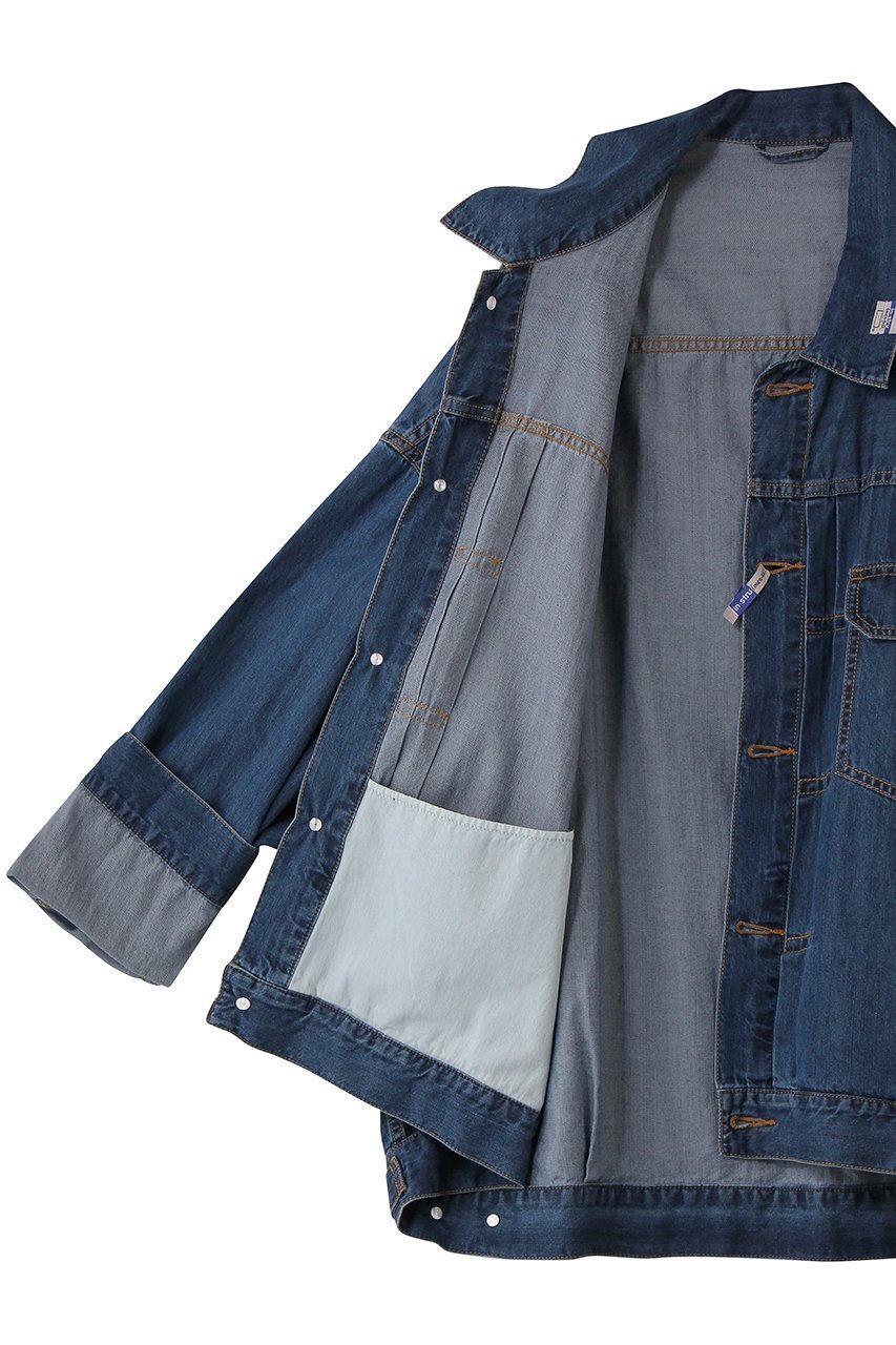 【メゾン ミハラヤスヒロ/Maison MIHARA YASUHIRO / MEN】の【MEN】【in-stru(men-tal).】COTTON TENCEL デニム ジャケット 人気、トレンドファッション・服の通販 founy(ファニー) 　ファッション　Fashion　メンズファッション　Fashion for Men　なめらか　Smooth, Silky Texture　ジャケット　Jacket, Outerwear　デニム　Denim, Jeans Material　ブルゾン　Blouson, Bomber Jacket　other-7|ID: prp329100004909804 ipo3291000000036780462