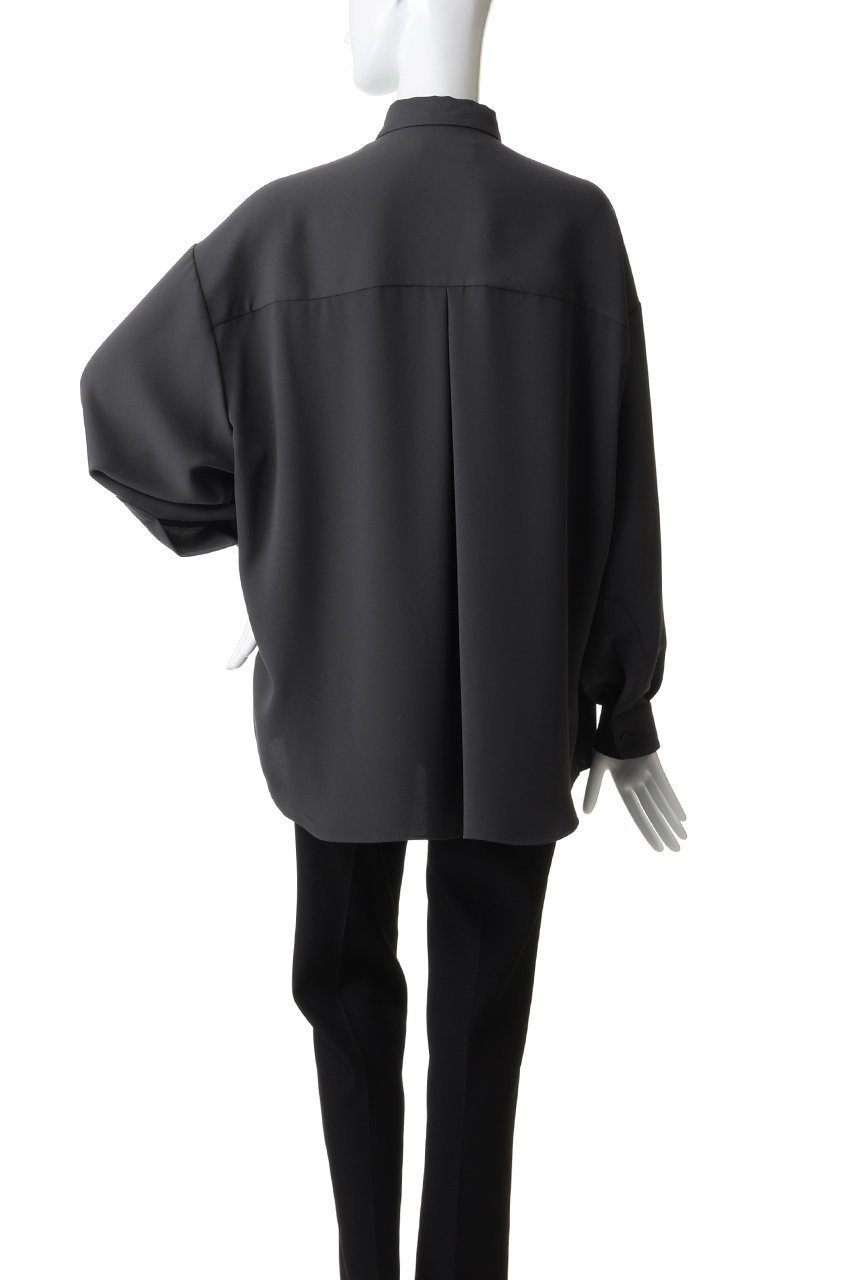【グラフペーパー/Graphpaper】のSatin Oversized Regular Collor Shirt 人気、トレンドファッション・服の通販 founy(ファニー) 　ファッション　Fashion　レディースファッション　Fashion for Women　トップス・カットソー　Cut & Sew Tops　シャツ・ブラウス・オフィスカジュアル　Elegant Blouses & Button-Ups　サテン　Satin, Glossy Fabric　スリーブ　Sleeve, Long Sleeve / Short Sleeve　リラックス　Relax, Relaxed Fit　レギュラー　Regular, Standard Fit　ロング　Long, Long-Length　エレガント 上品　Elegant　羽織　Haori, Light Jacket　other-4|ID: prp329100004909820 ipo3291000000036814827