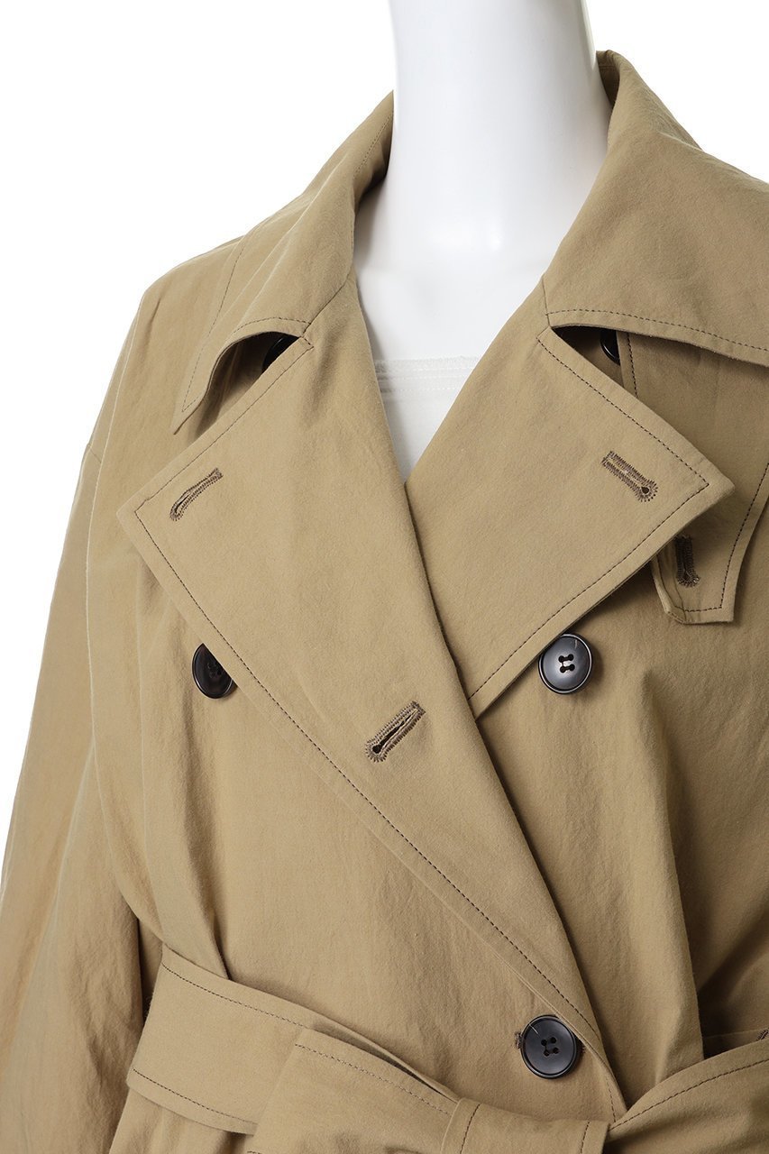 【サクラ/SACRA】のクランプルドコットンロングコート 人気、トレンドファッション・服の通販 founy(ファニー) 　ファッション　Fashion　レディースファッション　Fashion for Women　アウター　Coat / Outerwear Collection　コート・ロングコート・ピーコート　Long Coats, Peacoats & More　スリーブ　Sleeve, Long Sleeve / Short Sleeve　ダブル　Double, Double-Breasted　ロング　Long, Long-Length　other-5|ID: prp329100004909824 ipo3291000000036780641