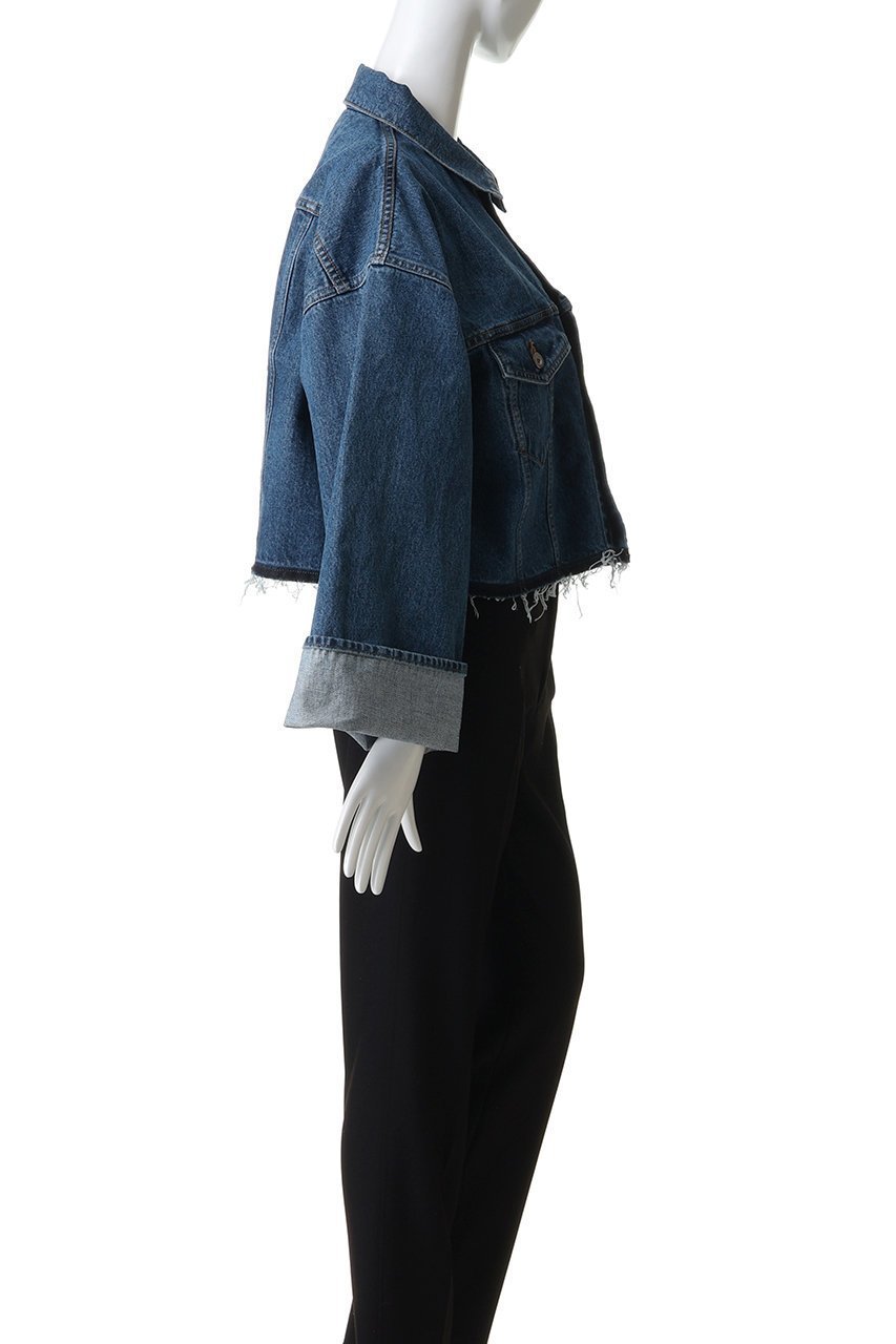 【サクラ/SACRA】のオーセンティックデニムジャケット 人気、トレンドファッション・服の通販 founy(ファニー) 　ファッション　Fashion　レディースファッション　Fashion for Women　アウター　Coat / Outerwear Collection　レディースジャケット・軽アウター　Jackets　デニムジャケット / カジュアルアウター　Denim Jackets　カットオフ　Cut-Off Design　クロップド　Cropped, Short Length　ジャケット　Jacket, Outerwear　ストーン　Stone, Gem-Like　デニム　Denim, Jeans Material　バランス　Balance, Style Balance　ビッグ　Big, Oversized　メンズ　Men's, Menswear　ワイド　Wide, Wide Fit　ヴィンテージ　Vintage Style　other-3|ID: prp329100004909826 ipo3291000000036780657