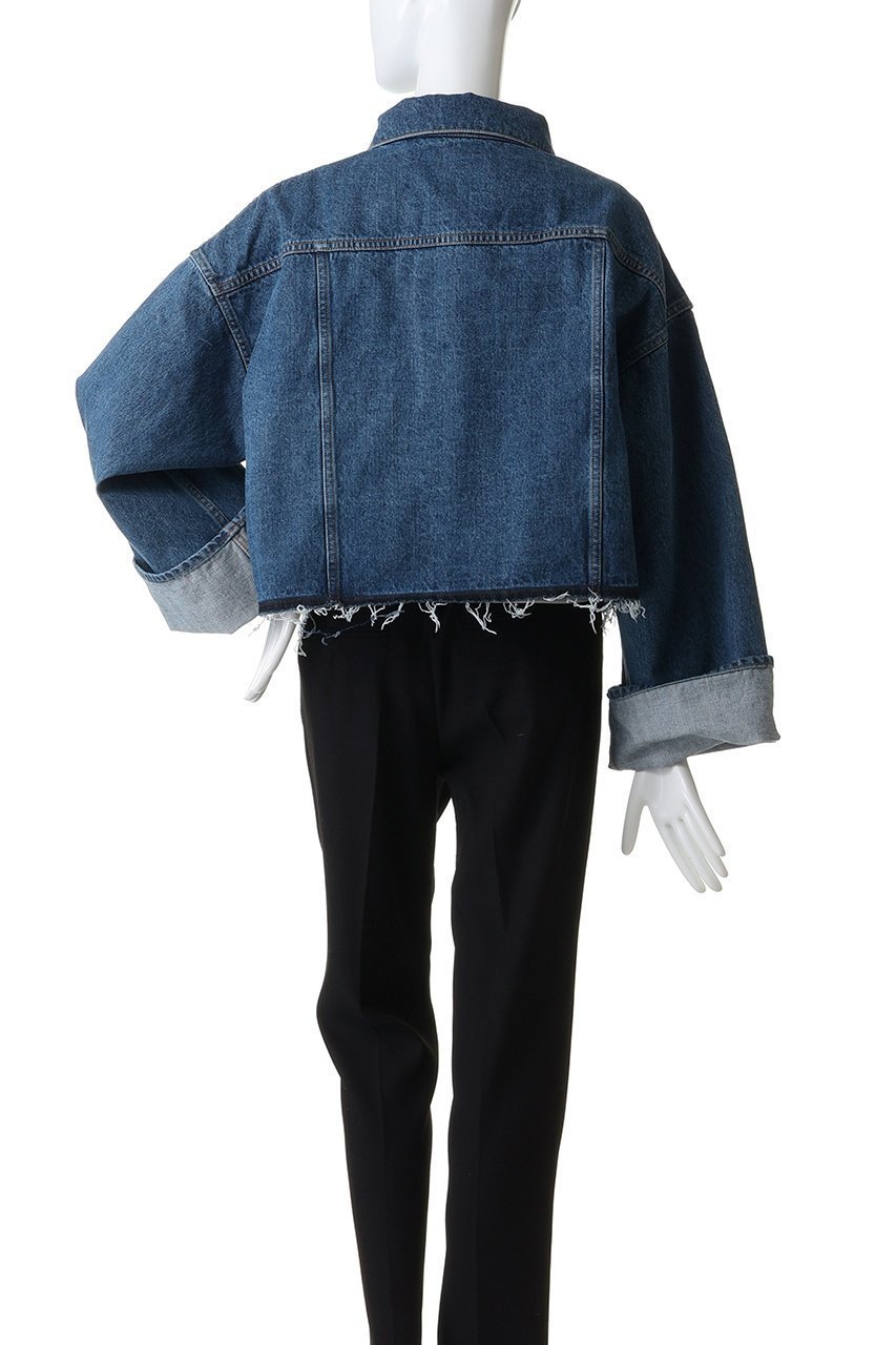 【サクラ/SACRA】のオーセンティックデニムジャケット 人気、トレンドファッション・服の通販 founy(ファニー) 　ファッション　Fashion　レディースファッション　Fashion for Women　アウター　Coat / Outerwear Collection　レディースジャケット・軽アウター　Jackets　デニムジャケット / カジュアルアウター　Denim Jackets　カットオフ　Cut-Off Design　クロップド　Cropped, Short Length　ジャケット　Jacket, Outerwear　ストーン　Stone, Gem-Like　デニム　Denim, Jeans Material　バランス　Balance, Style Balance　ビッグ　Big, Oversized　メンズ　Men's, Menswear　ワイド　Wide, Wide Fit　ヴィンテージ　Vintage Style　other-4|ID: prp329100004909826 ipo3291000000036780658