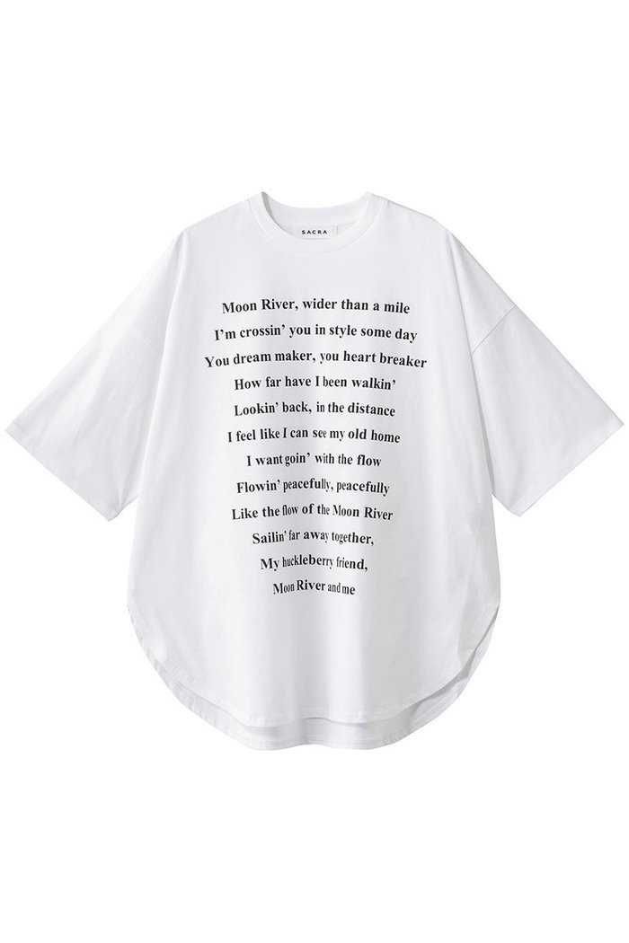 【サクラ/SACRA】のファインコットンプリントカットソー インテリア・キッズ・メンズ・レディースファッション・服の通販 founy(ファニー) https://founy.com/ ファッション Fashion レディースファッション Fashion for Women トップス・カットソー Cut & Sew Tops シャツ・ブラウス・オフィスカジュアル Elegant Blouses & Button-Ups ロングTシャツ・Tシャツ Longline T-Shirts & Tees カットソー・ベーシックTシャツ Cut-and-Sewn Tops / Stretch Tees & Basics インナー Innerwear ショート Short, Short Length スリーブ Sleeve, Long Sleeve / Short Sleeve フロント Front, Front Design |ID: prp329100004909831 ipo3291000000036780699