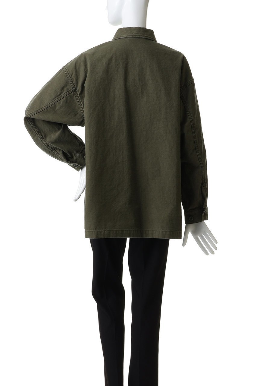 【サクラ/SACRA】のヴィンテージバックサテンシャツジャケット 人気、トレンドファッション・服の通販 founy(ファニー) 　ファッション　Fashion　レディースファッション　Fashion for Women　アウター　Coat / Outerwear Collection　レディースジャケット・軽アウター　Jackets　サテン　Satin, Glossy Fabric　ジャケット　Jacket, Outerwear　ストーン　Stone, Gem-Like　フラップ　Flap, Flap Pocket　ポケット　Pocket, Pocket Detail　ミリタリー　Military, Army Style　ヴィンテージ　Vintage Style　夏　Summer　春　Spring　S/S・春夏　SS, Spring/Summer, Warm Season　other-4|ID: prp329100004909833 ipo3291000000036780724